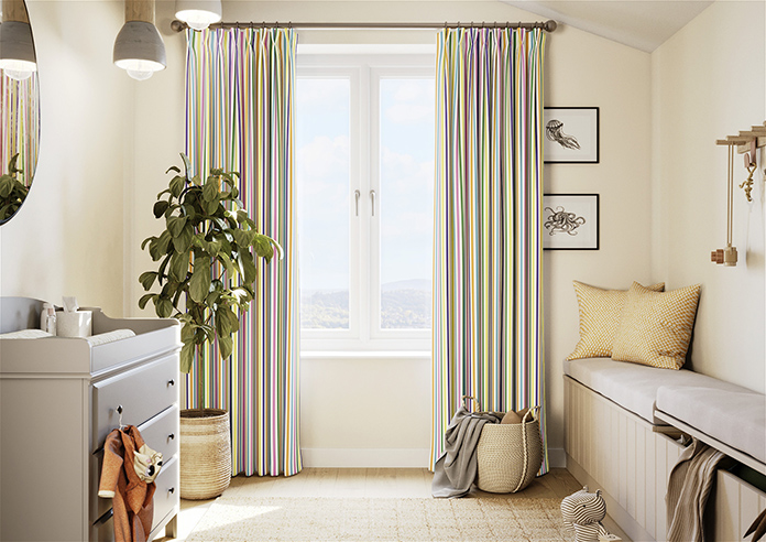 The British Stripe Co. Catherine, Notting Hill No.1 - Made to Measure Curtains - Image 3